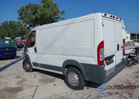 2015 Ram Promaster 1500 Low Roof из США, поврежденный, VIN 3C6TRVND8FE504363